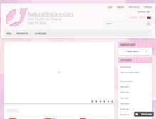 Tablet Screenshot of natural-biocare.com